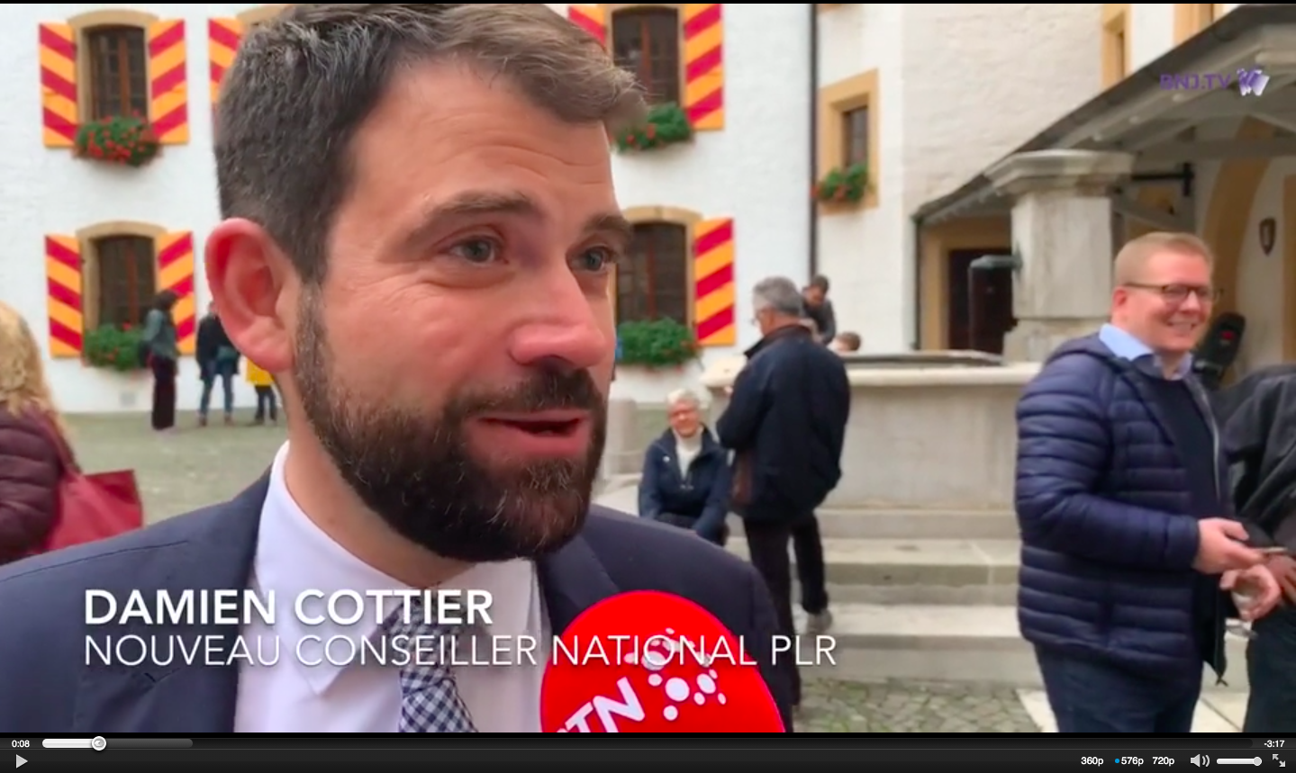 RTN: réaction de Damien Cottier après son élection 