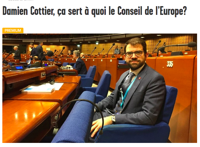 Arcinfo: Damien Cottier, ça sert à quoi le Conseil de l’Europe?